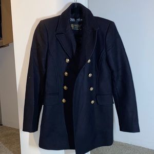 Zara Manteco Wool Coat